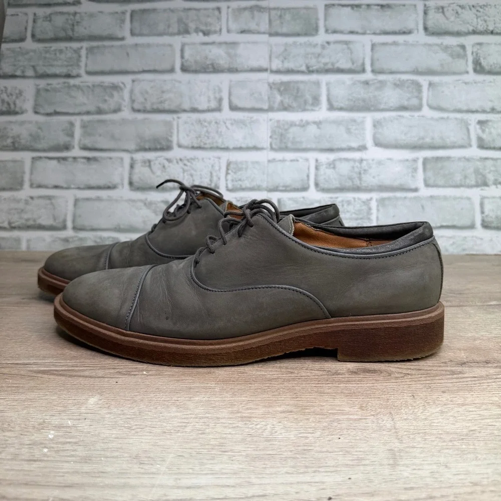 Vintage Foundry Oxford Dress Shoes Grey Size 12